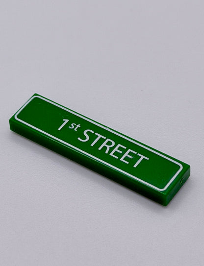 1st Street Sign